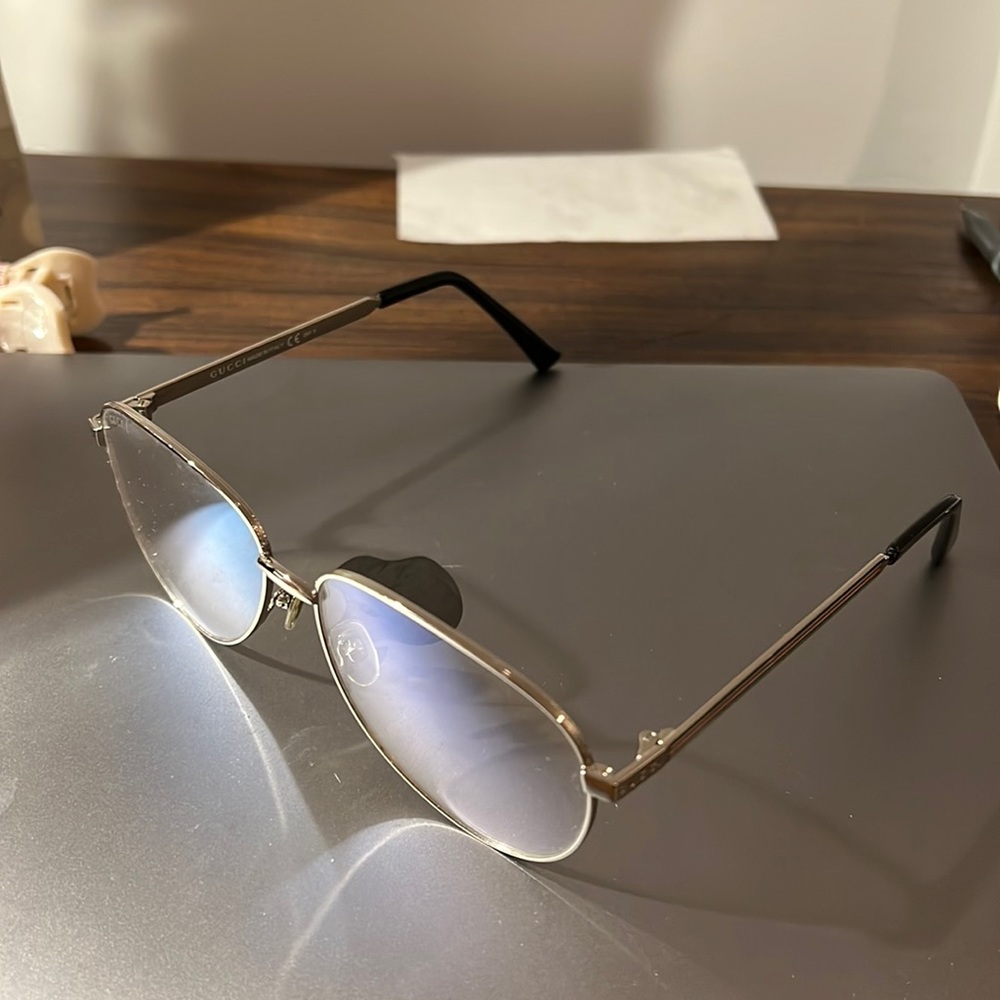 GUCCI GG2280/s Aviator silver tone frames